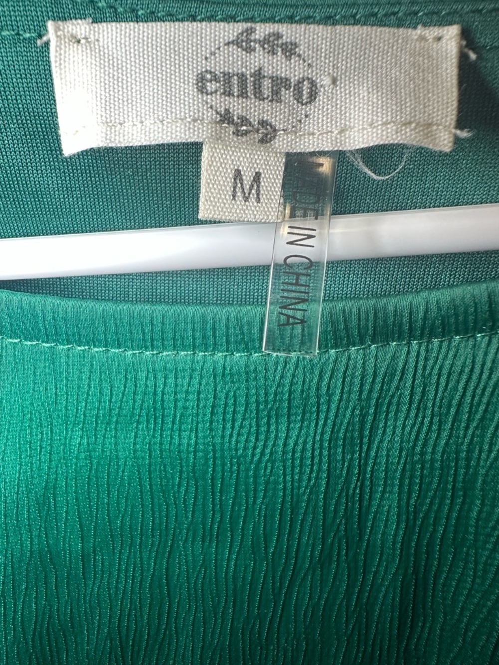 entro Emerald Green Short Sleeve Shift Dress - Picture 3 of 7